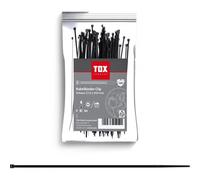 100 TOX Kabelbinder Clip schwarz (099600032)
