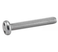 100 Vis à Métaux Tête Cylindrique Inviolable Snake Eyes 3 x 16 mm - Inox A2 - D-Work