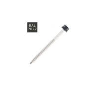 100 Vis pour bacs acier D. 6,3 mm L. 100 mm ZAMATOP-W TH12 pour le bois - RAL 7022