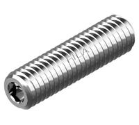 100 Vis Sans Tête Six Pans Creux Bout Plat 8 x 70 mm - ISO 4026 - DIN 913 - NFE27-180 - UNI 5923 - Inox A2 - D-Work