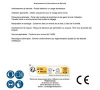 100 Vis Terrasse Bois Double Filetage Tête Cyl. Réduite Torx T-STAR + pointe CUT 6 x 60 mm - Inox A4 - D-Work