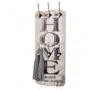 100 X 40 en bois Shabby panneau Home 6 crochets porte-manteaux