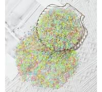 1000-3000 pièces de sable lumineux, mini-galets phosphorescents pour la décoration de la maison, du jardin, de la cour, des allées extérieures, de la pelouse, de l'aquarium et des poissons - 2000 pi