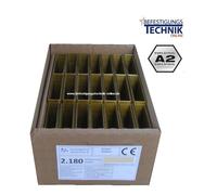 1000 agrafes à dos large Senco SP100CRFHA-ETA inox A2 Prebena WP Tjep MF-14 KL-62