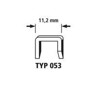 wolfcraft 7045000 Agrafes type 053 14 mm Lot de 1000