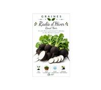 1000 graines Radis rond noir hiver - radish - radis gros rond hiver noir - black globe -