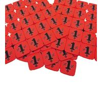 1000 jetons événementiels séparables CombiCraft en Rouge fabriqué en Plastique recy estiné comme jetons de Festival, jetons de Consigne ou comme jetons de buvette