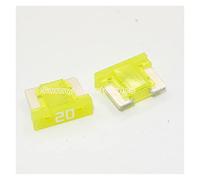 1000 pièces 2A 3A 5A 10A 15A 20A 25A 30A fusibles Micro court profil bas Mini lame 15A amp APS/ATT fusible Câblage de protection (Color : 20a)