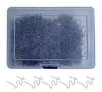 1000 pièces agrafes de soudure en plastique ondulées de 0, 8 mm, kit réparation pare-chocs, kit soudage d'agrafeuse en plastique pour réparation automobile, décoration, modélisation arch