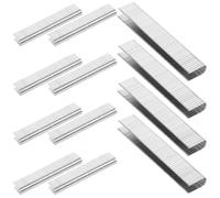 1000 Pièces Agrafes U en Acier Carbone 1008f pour Agrafeuse | Format Argenté, Fixation du Joint D’étanchéité et Fil de Clôture, Compatibles Divers Outils, Usage Facile