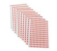 1000 Pièces Autocollants Fléchés Rouges, Signalisation | Adhésif Cuivre, Facile à Décoller et Coller, Usage Centre Communautaire, Flux Piéton, Pratique