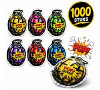1000 pièces de sacs de pétards - Grenade détonante - Petite grenade explosive, gonflable automatiquement - Sacs de pétards jouets - Bombe détonante - Farces et attrapes