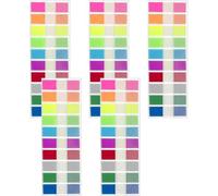 1000 Pièces Marque Page Adhesif,10 Styles Sticky Notes Couleur Marque Page Onglets D'index Collants Inscriptibles Marque Page Autocollant S Respectueux Pour Signets Étude Bureau