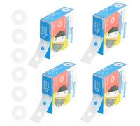 1000 Pièces Oeillets Classeur Oeillets éTiquettes Classeur Anneaux de Renforcement Auto-Adhésifs Blancs Transparents Pour Bureau éCole Maison Autocollants de Renfort de Perforation