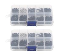 1000 Pièces Séries M2 M2.5 M3 Vis Vis à Tête Plate Phillips Vis Ordinateur Portable Vis Set Jeu pour Ordinateur Petite Vis