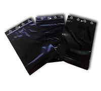 1000 Sachet zip noir 100 x 150 mm 10 X 15 cm Sachets zip opaque résistant UV 60 μ sachet plastique anti UV lumière sachet compatible alimentaire congélation sachet graine sachet conservation