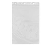 1000 sachets à fermeture zip format 150 x 200 mm 15 x 20 cm pochette zip qualité alimentaire aux normes CEE 50 microns grand sachet congélation emballage solide recyclable avec trou de suspension