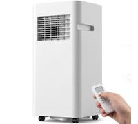 10000 BTU Climatiseur Portable 3 En 1 Refroidisseur Déshumidificateur Ventilateur Avec Minuterie Mise En Veille Télécommande Oscillant 120 ° Unité De Refroidissement Mobile Puissante Muette 5000UTB