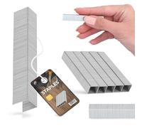 10000x Agrafes pour Agrafeuse 14 mm 53A Agrafes pour Tapisserie Agrafeuse Cloueuse Manuelle Bois Meubles Feuilles Solides Universelles Inoxydables Multifonction