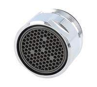 100018 Schläfer | Aérateur Robinet M28x1 en Laiton - Mousseur Anticalcaire Honeycomb Haut Débit 27 l/min - Compatible Bain, Douche, Bidet - Filetage Mâle - Facile à Installer - 1 Pièce