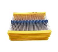 1000pcs 1/4W 0R-10M 1% Metal Film Resistor 0.25W 1 2.2 4.7 10 100 120 150 220 270 330 470 1K 2.2K 4.7K 10K 100K 470K 1M 10M ohms CZAOINCU(470R)