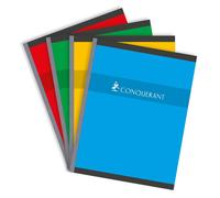 Cahier broché Conquérant 17 x 22 cm grands carreaux 192 pages