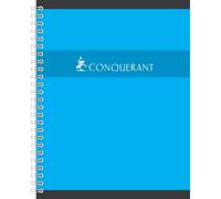 Cahier spirales petit carreaux 17x22 100p 70g