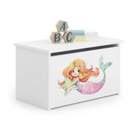 1001jouets Coffre à jouets Diane sirène - Blanc