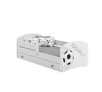 1001jouets Lit enfant 140x70 blanc avec tiroir Foot