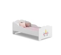 1001jouets Lit Enfant ANNI 140x70 Licorne avec Matelas