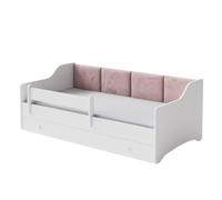 1001jouets Lit Enfant Paul 160x80 cm Rose