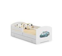 1001jouets Lit enfant POLICE 140x70 avec matelas