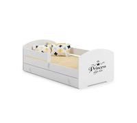 1001jouets Lit enfant Princess 160x80 avec tiroir
