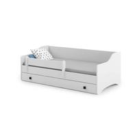 1001jouets Lit Jeunesse 180x80 cm Blanc