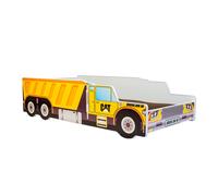 1001jouets Lit simple enfant Camion chantier 160x80