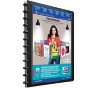 [100421115] Oxford Porte-documents à spirale Vario-zipp avec 20 pochettes A4 ...
