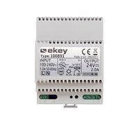 100891 Bloc dalimentation profilé, rail DIN IP20
