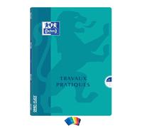[100902218] Oxford Cahier TP OPENFLEX 24x32 cm 40 p Seyès 90g + 40 p unies 12...