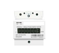 100A 110V 220V 50-60HZ LCD Single phase 2 wire 3 wire Din-rail kWh watt hour meter EKFBQBGW(L N 220V 60Hz)