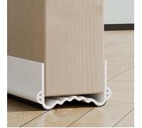 100cm Bas de Porte Isolant - Boudin de Porte Adhésif - Joint de Porte pour Anti Froid, Anti Bruit, Anti Insectes - Largeur