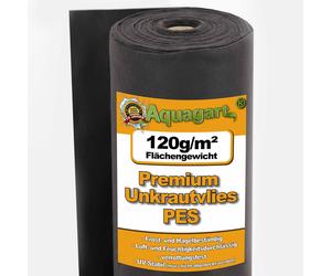 100m² Non-tissé de jardin Non-tissé de désherbage Non-tissé de paillage Tissu de sol Non-tissé géotextile 120g 1m br.