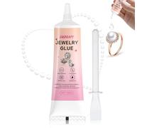 100ml Colle pour Bijoux, Colle pour Loisirs Créatifs, Colle pour Strass | Transparente, Forte Adhérence, pour Coller des Cristaux, Artisanat, Accessoires de Mode et Produits Faits à la Main