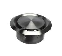 Ø 100mm Diffuseur d'alimentation/Extraction - Vanne à Disque Réglable - Grille de Ventilation Ronde en Acier Inoxydable