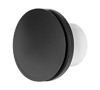 Ø 100mm - Ventilateur d'évacuation d'air - Ventilateur de salle de bain - Plastique - Anthracite rond à l'avant