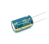 100pcs 10uf400V condensateur électrolytique en aluminium taille 10 * 17mm 400V 10uf Appareils électroniques