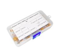 100Pcs 10Value 16V 1UF-100UF Tantalum Capacitor Assorted Kit Box Assorstment 16V/1UF 16V/2.2UF 16V/3.3UF 33UF 47UF 100UF NWPNLXEA