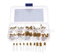 100Pcs 10Value 16V Tantalum Capacitor Assorted Mixed Kit Box Assorstment 1uF 2.2uF 3.3uF 4.7uF 10uF 15uF 22uF 33uF 47uF 100uF BIANMTSW