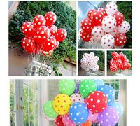 100pcs 12 pouces mariage fête ballons salle de mariage Dot ballons salle de fête décoration