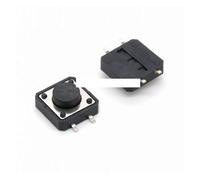 100PCS 12 x 12mm x 5mm 12 * 12 * 5H 12x12x5mm Panel PCB Momentary Tactile Tact Push Button Switch SMT NWPNLXEA