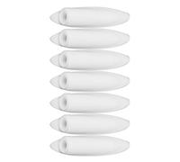 100pcs bouchons en bois, bouchons de 9,5 mm pour accessoires de l'outil de travail du bois de gabarit de trou de poche, prise de gabarit de trou de poche(blanc)